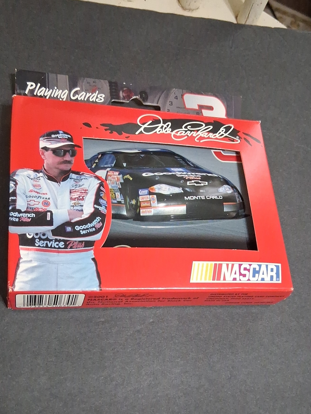 Nascar Red and Black Dale Earnhardt Playing Cards. 2 Decks, never opened